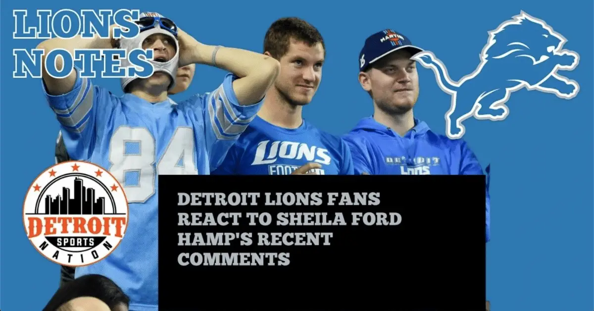 Detroit Lions Fans React To Sheila Ford Hamp Saying She Believes In Dan ...